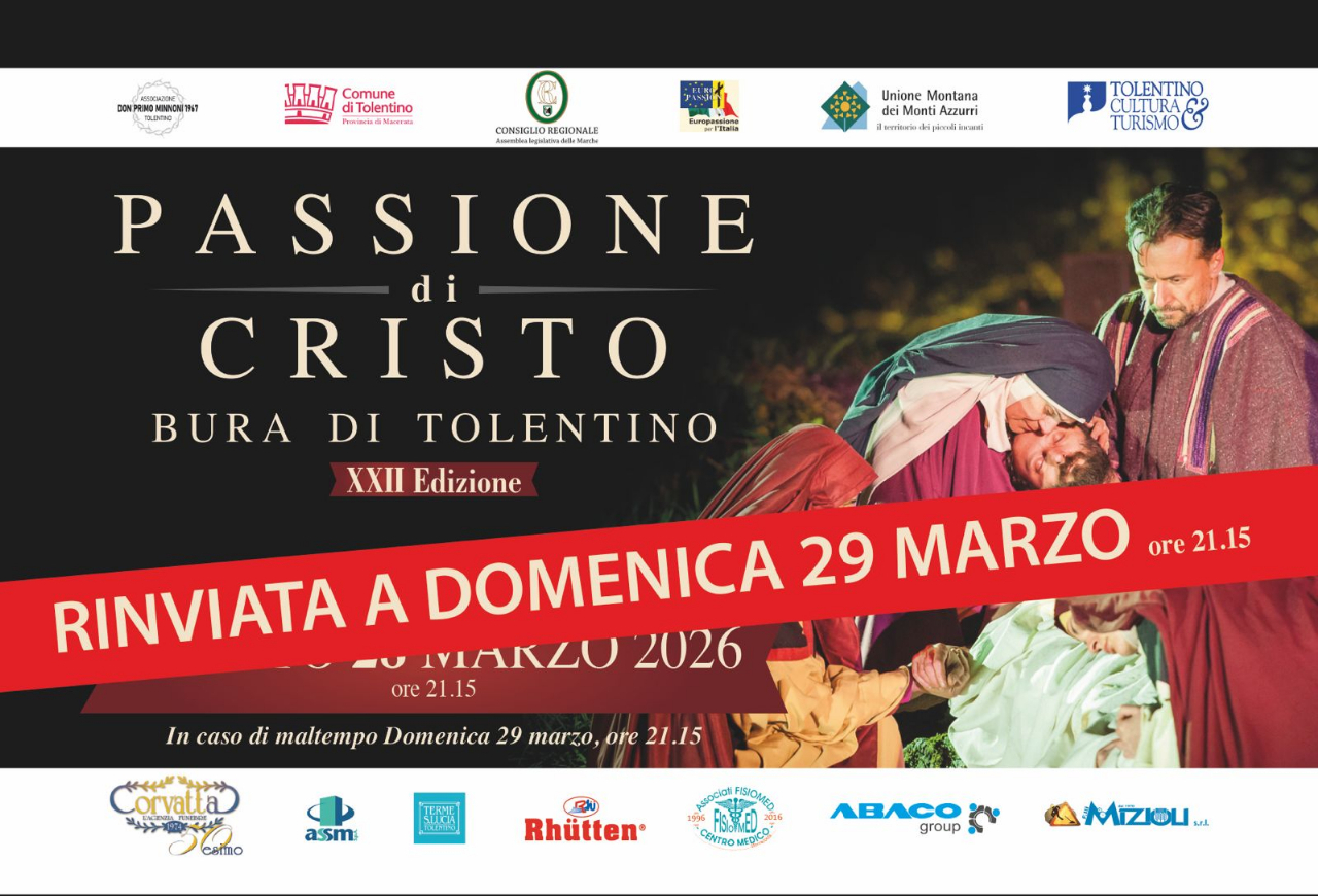 22^ edizione Passione di Cristo in contrada Bura a Tolentino