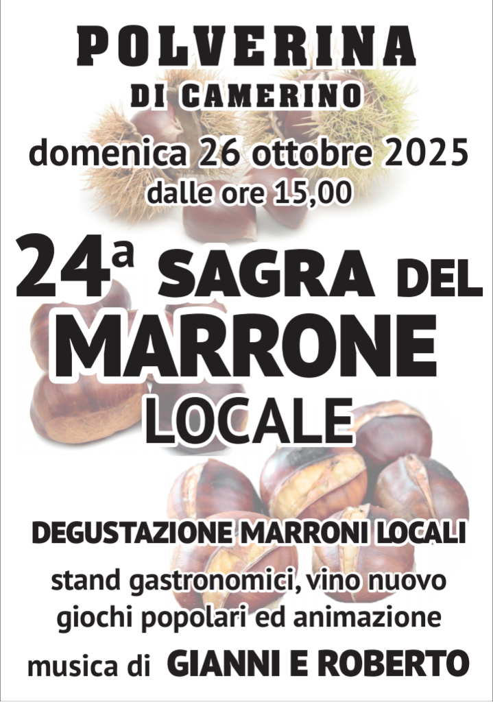 24^ Sagra del Marrone locale