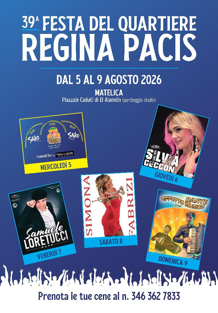 39a Festa del Quartiere Regina Pacis