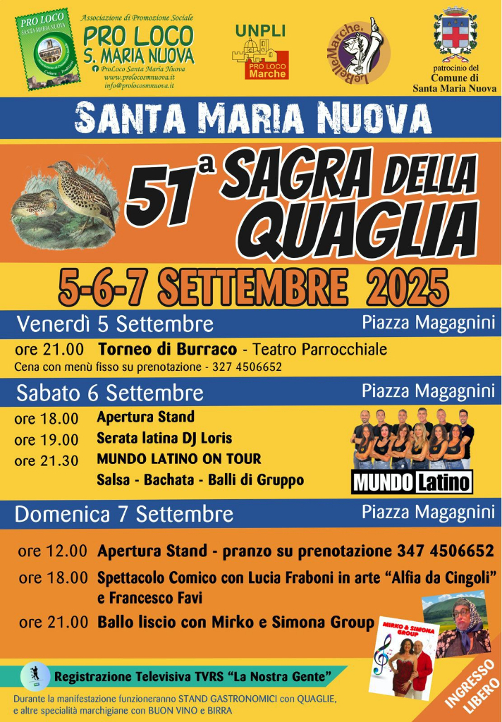 51^ Sagra della Quaglia