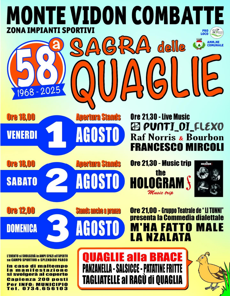 58^ Sagra delle Quaglie