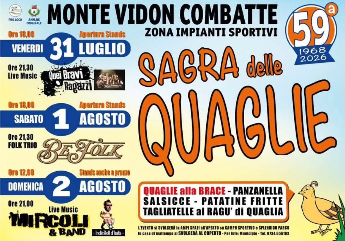 59^ Sagra delle Quaglie