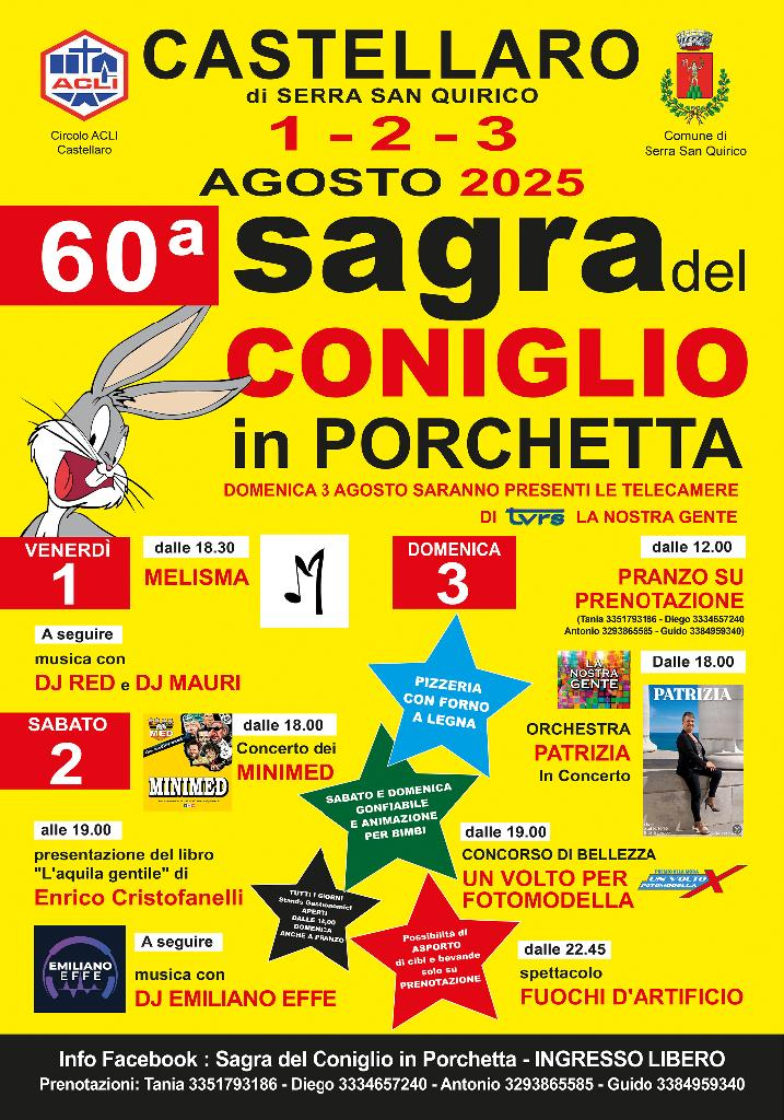 60^ Sagra del Coniglio in Porchetta