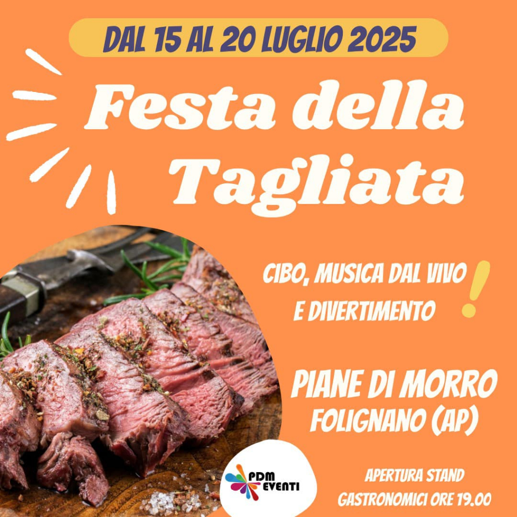 A Piane di Morro torna la Festa della Tagliata