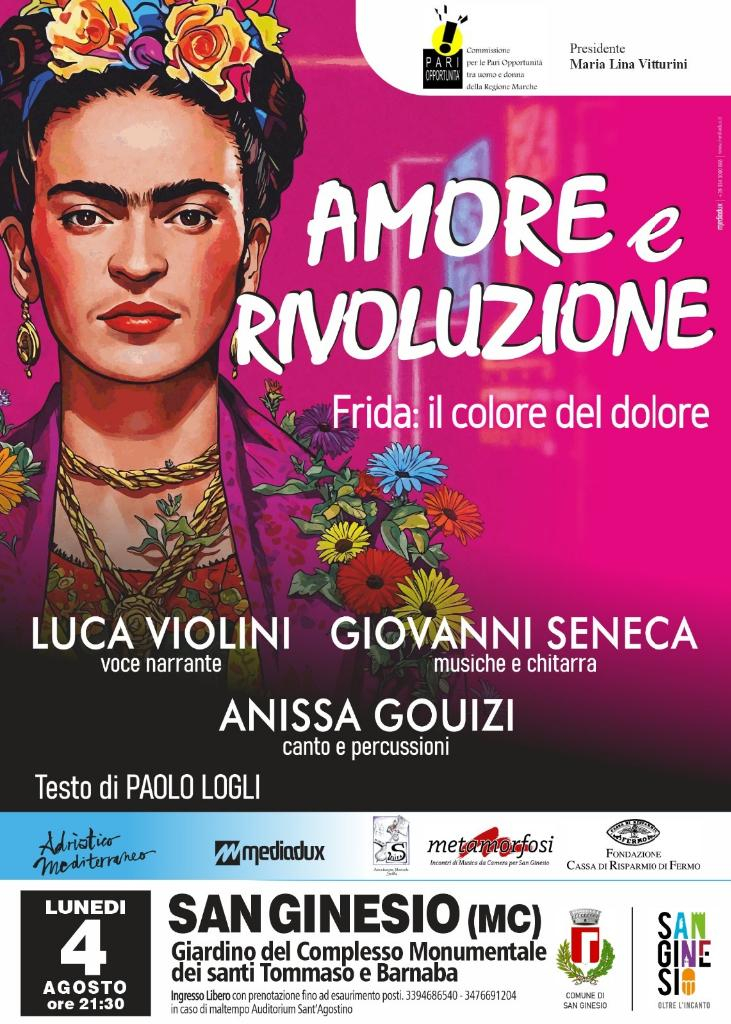 Amore e Rivoluzione. Frida: il colore del dolore