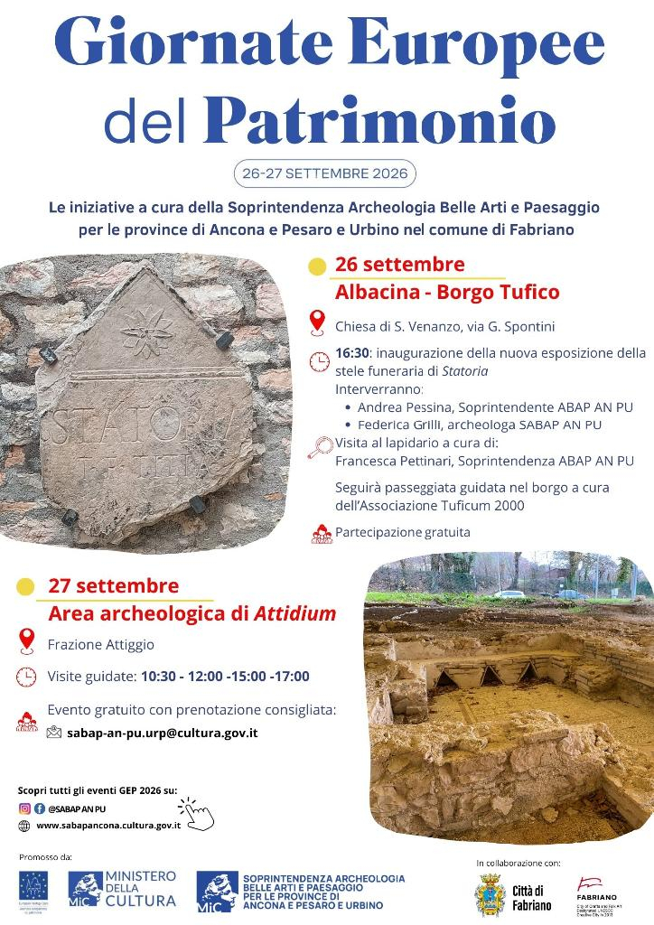 Apertura del lapidario romano e visita guidata Borgo Tufico