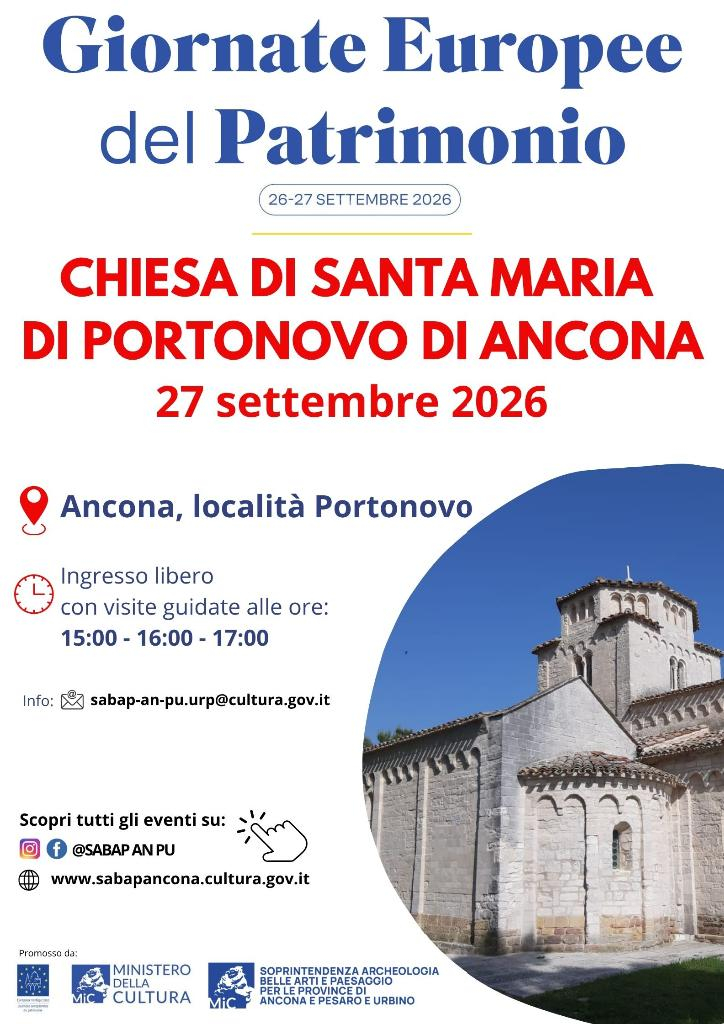 Apertura straordinaria chiesa Santa Maria di Portonovo