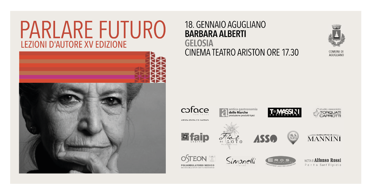 Barbara Alberti ad Agugliano per “Parlare Futuro"