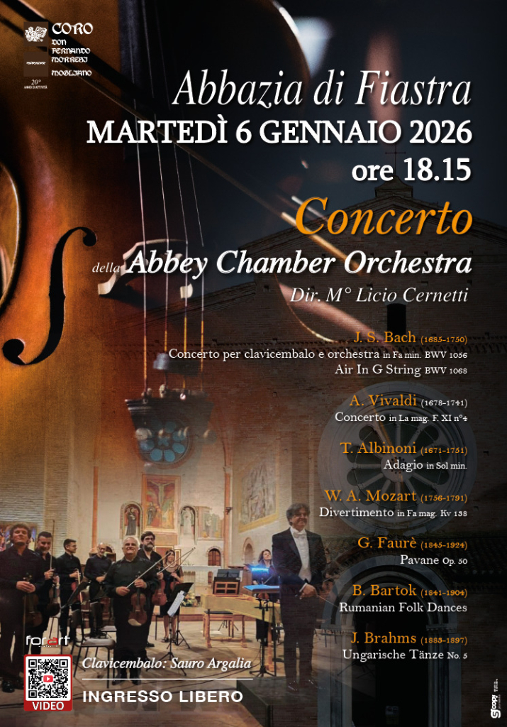 Concerto Abbey Chamber Orchestra  Dir.Licio Cernetti