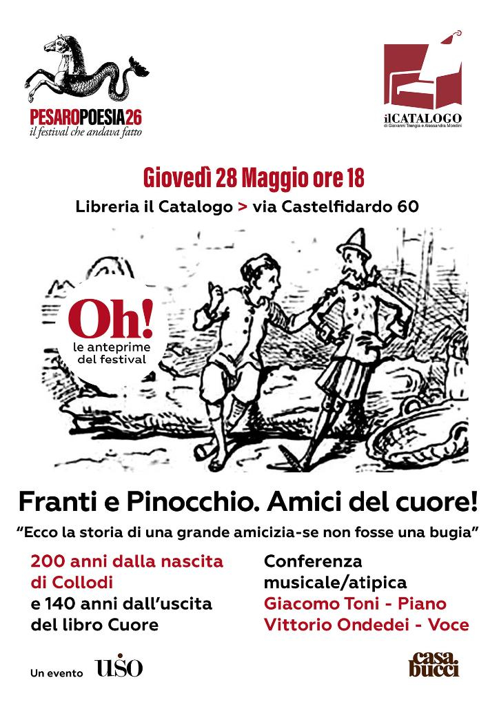 Conferenza musicale “Franti e Pinocchio. Amici del cuore!"