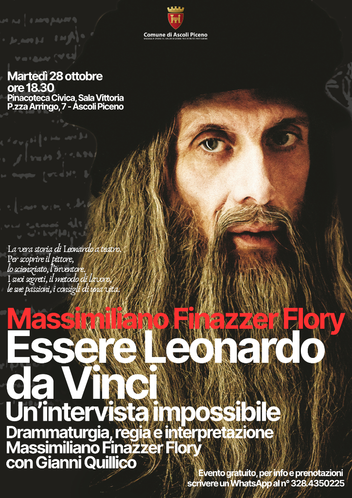 "Essere Leonardo da Vinci. Un'intervista impossibile"