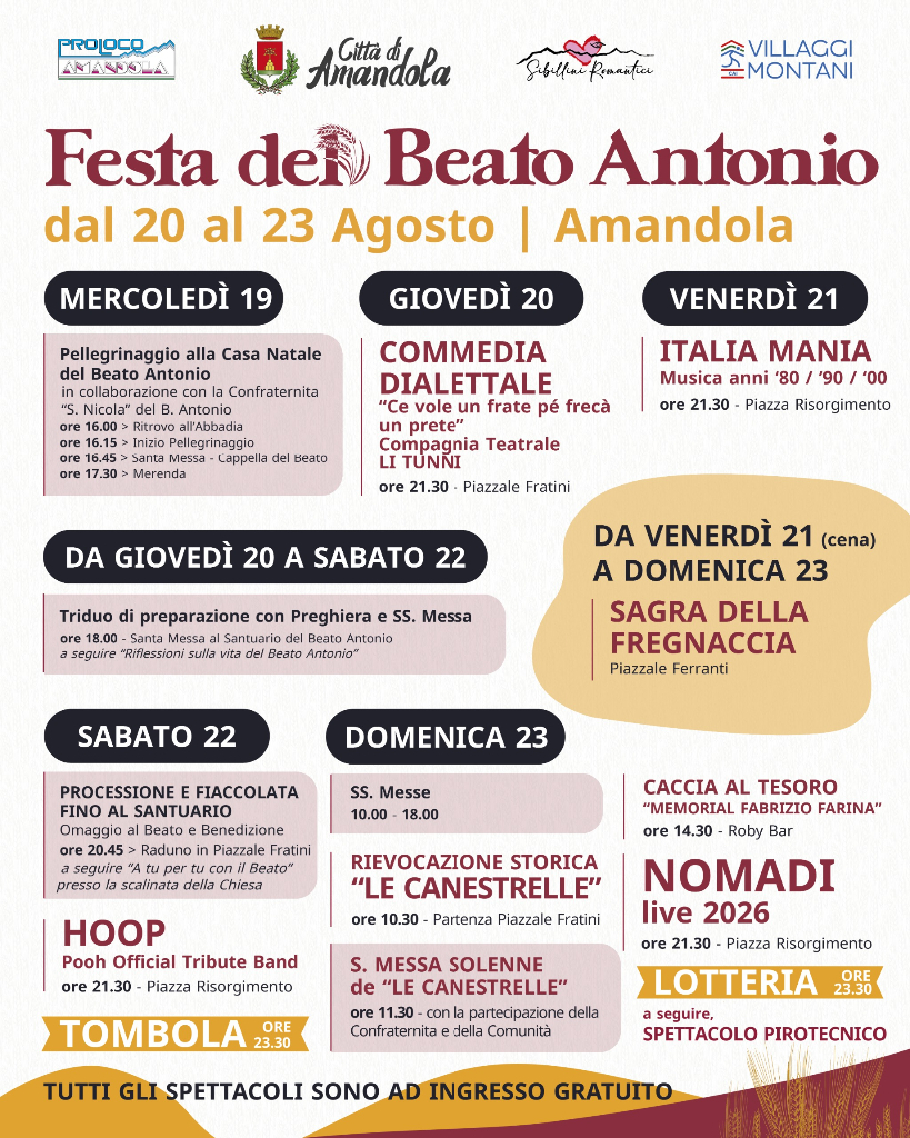Festa del Beato Antonio