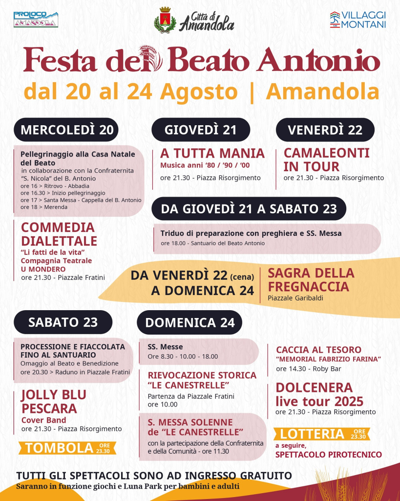 Festa del Beato Antonio