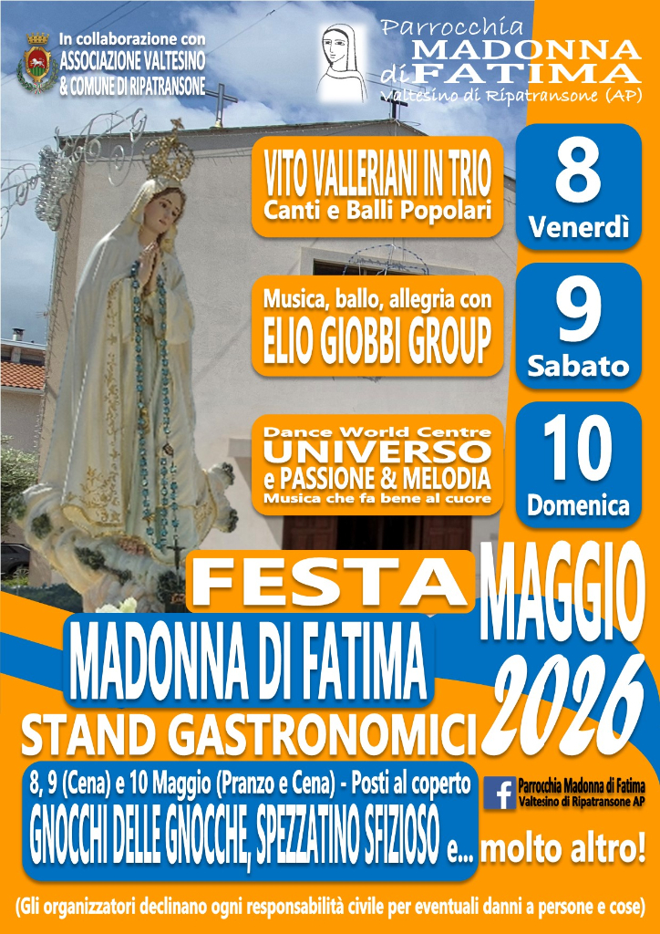 Festa della Madonna di Fatima