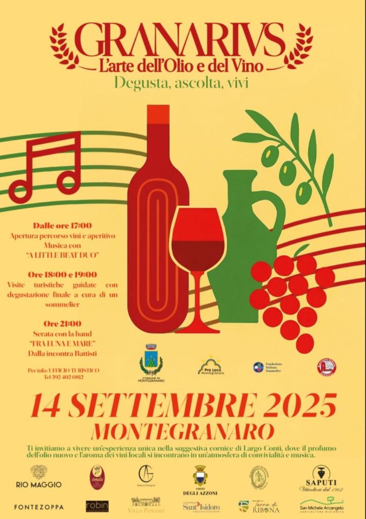 Granarius: l'arte dell'olio e del vino
