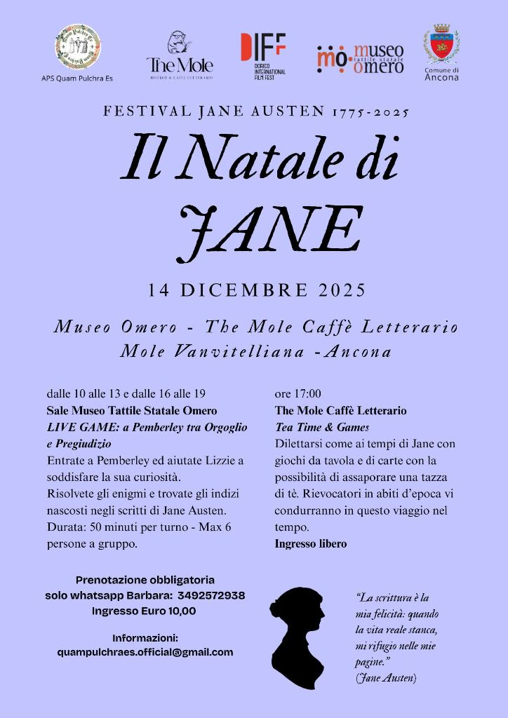 Il Natale di Jane - Festival Jane Austen (1775-2025)