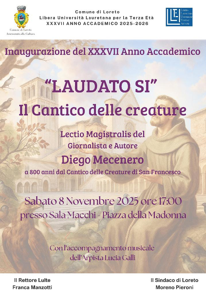 “Laudato sii" - Il Cantico delle creature