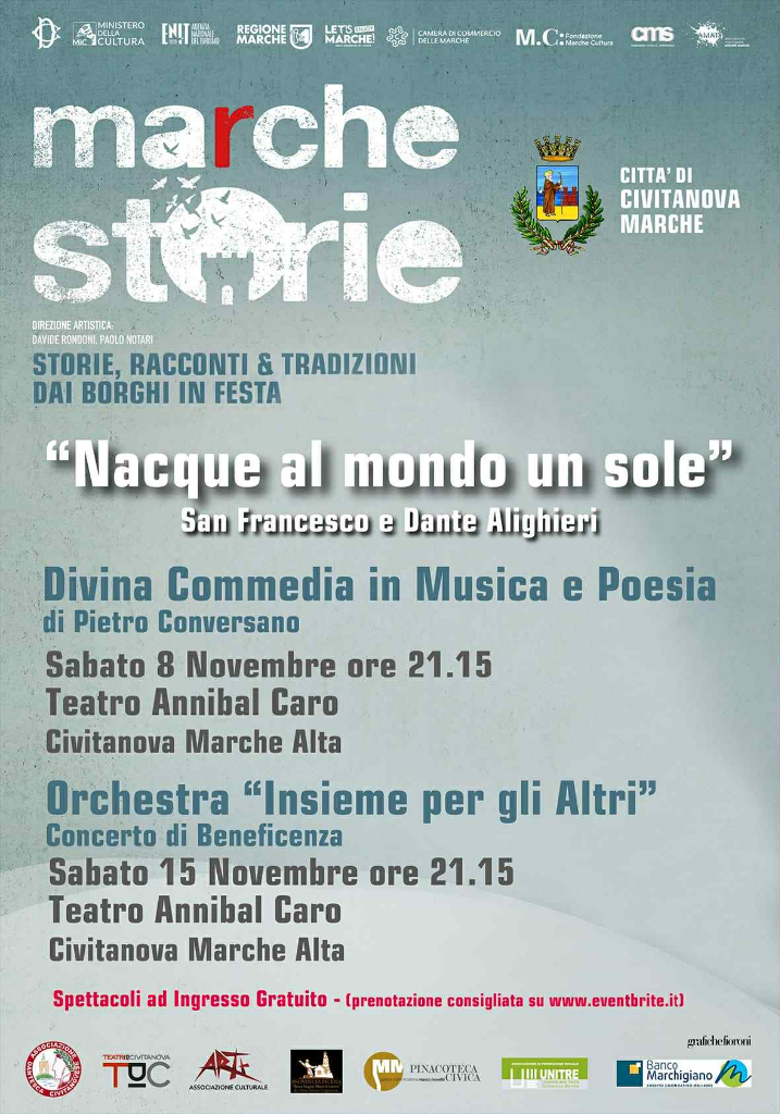MArCHESTORIE a Civitanova con la Divina Commedia