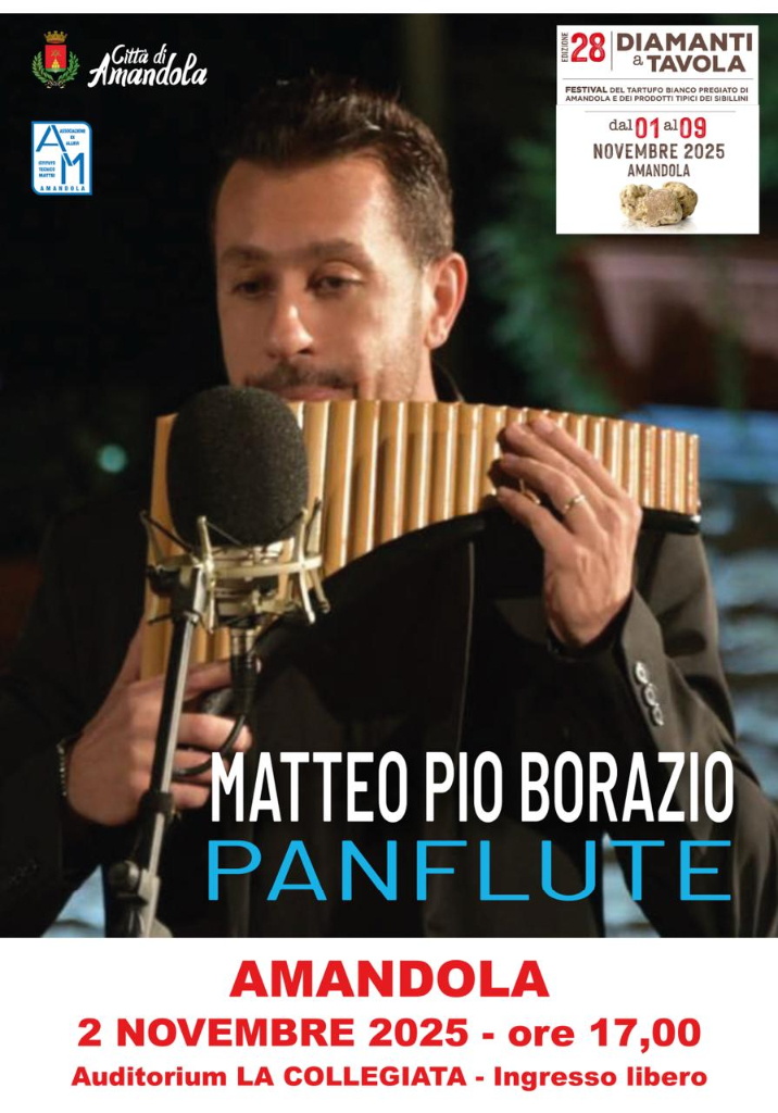 Matteo Pio Borazio Panflute - Concerto