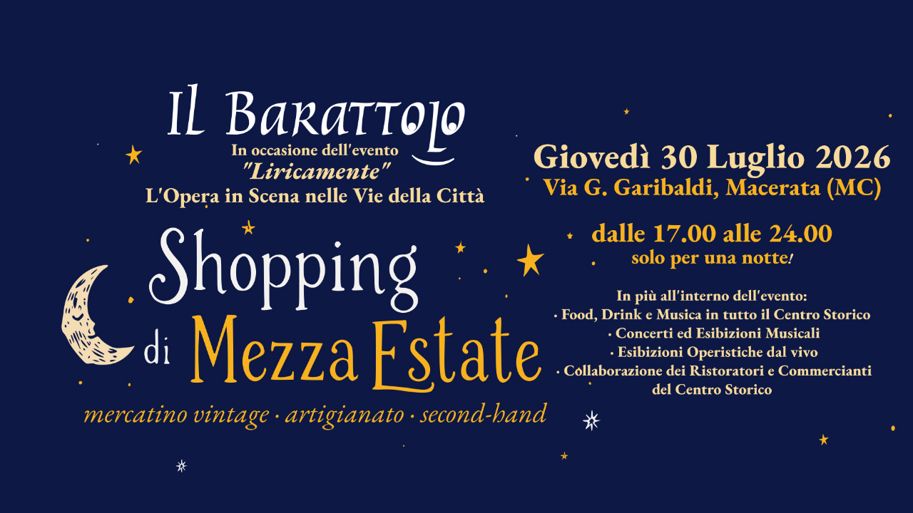 Mercato "Il Barattolo" - Shopping di Mezza Estate
