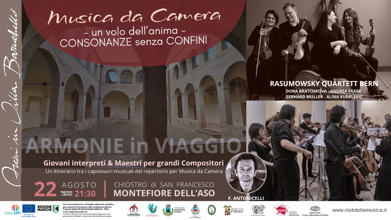 Musica da camera, un volo dell'anima