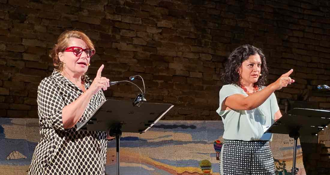 Paola Galassi e Romina Antonelli, performance teatrale