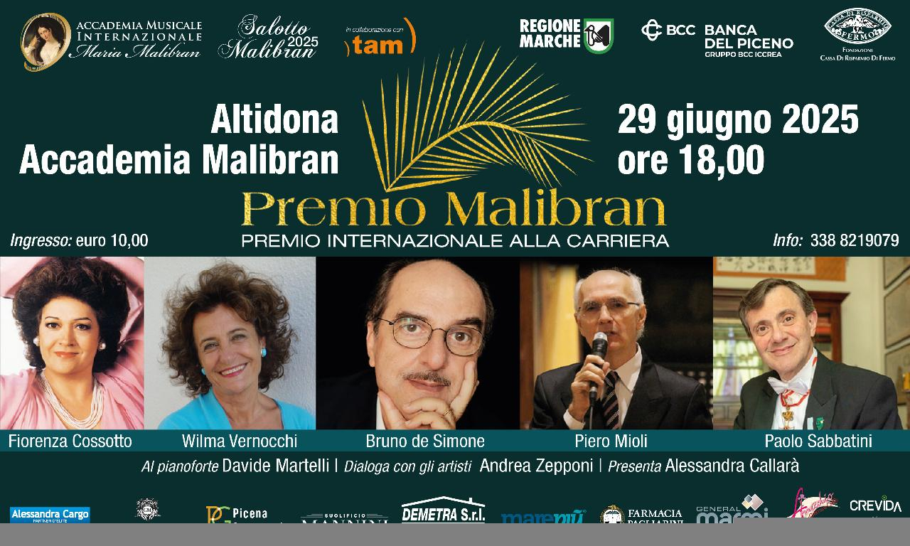 Premio Internazionale Maria Malibran alla carriera