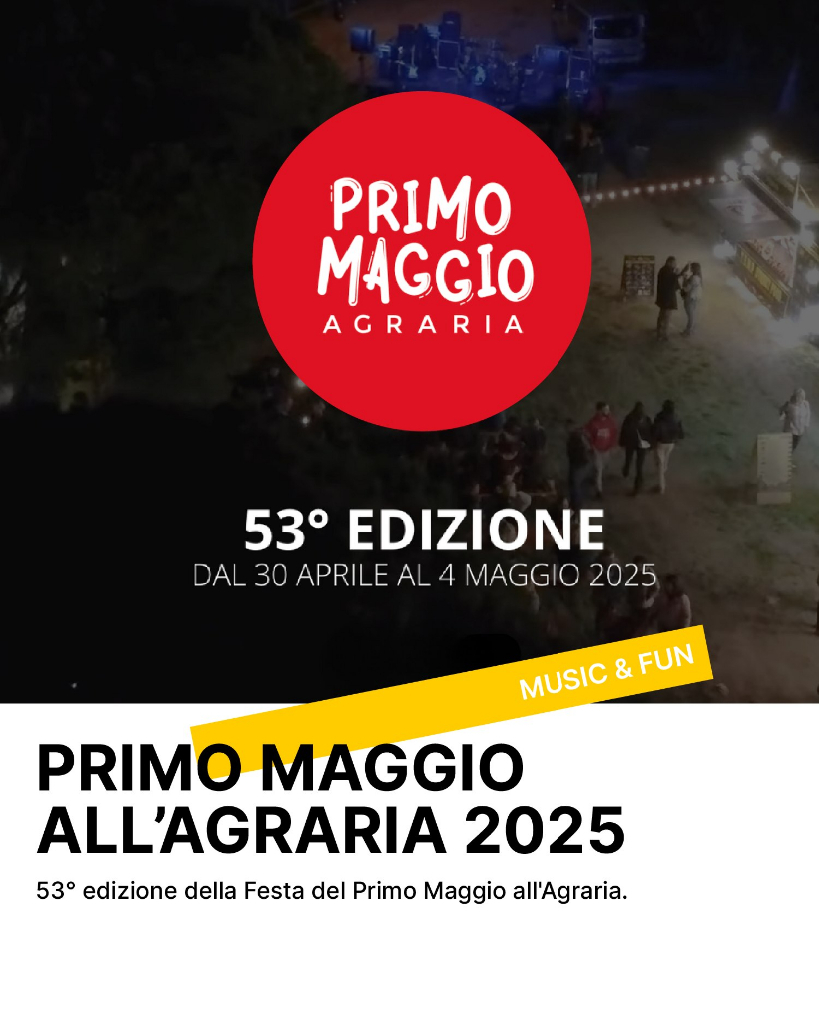 Primo Maggio all'Agraria