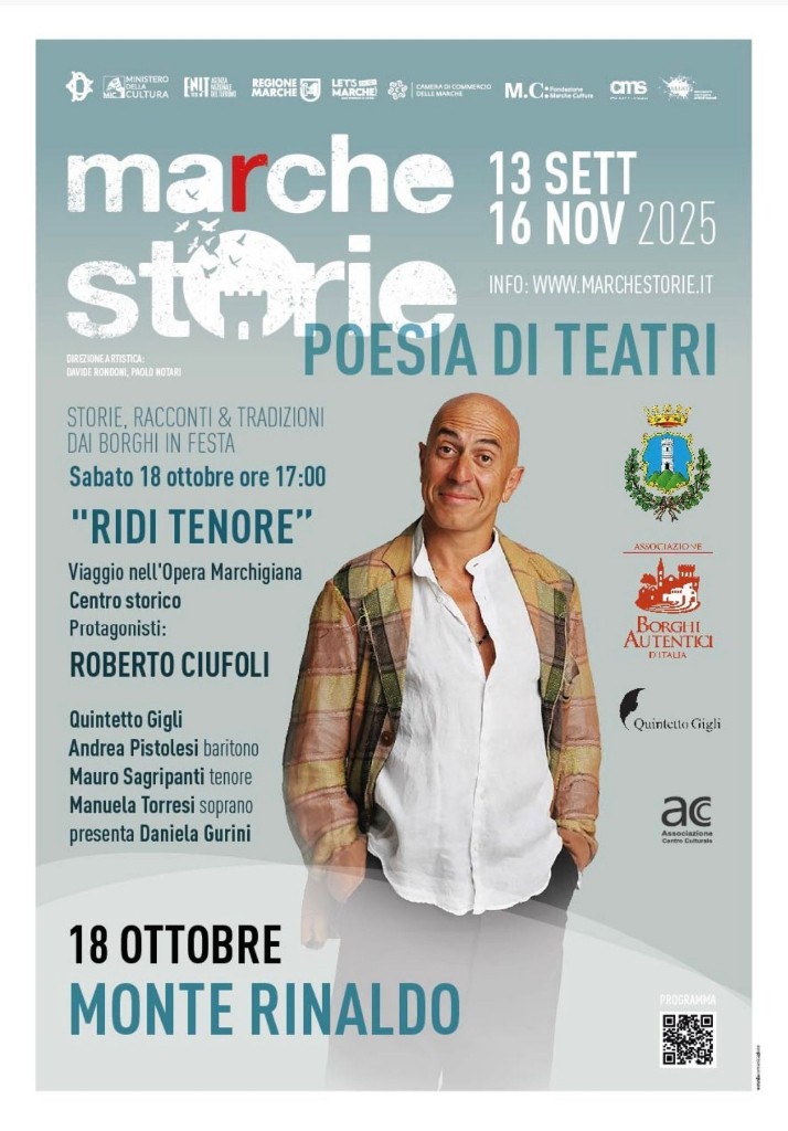 Ridi Tenore MArCHESTORIE 2025