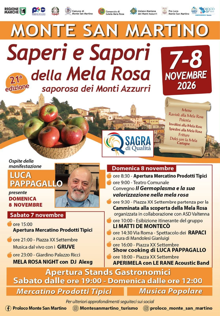 Saperi e sapori della mela rosa
