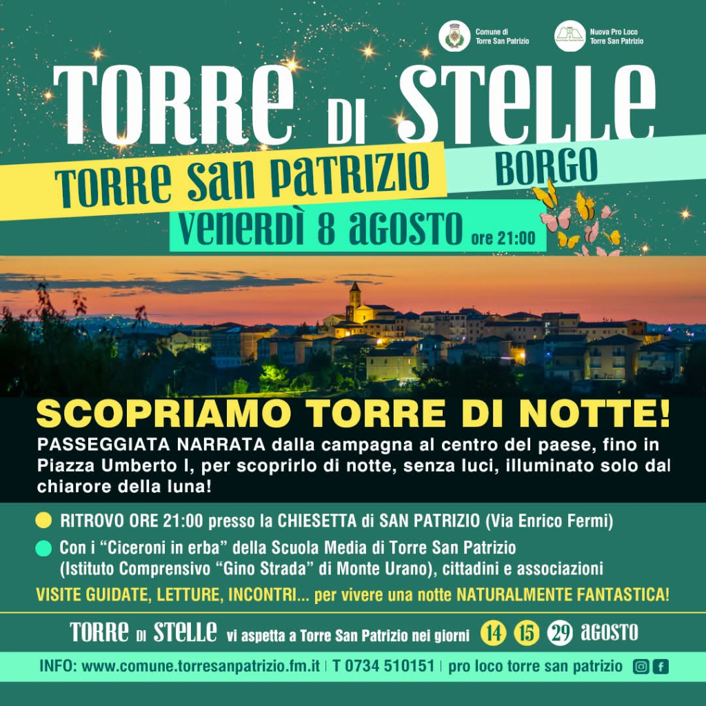Scopriamo Torre di notte