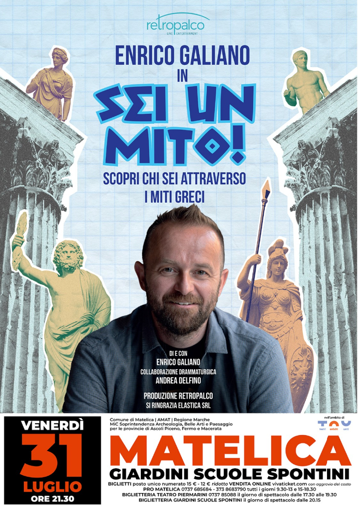 "Sei Un Mito!" di e con Andrea Delfino