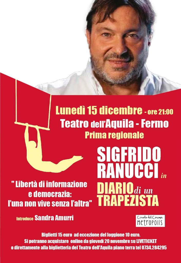 Sigfrido Ranucci, "Diario di un trapezista"