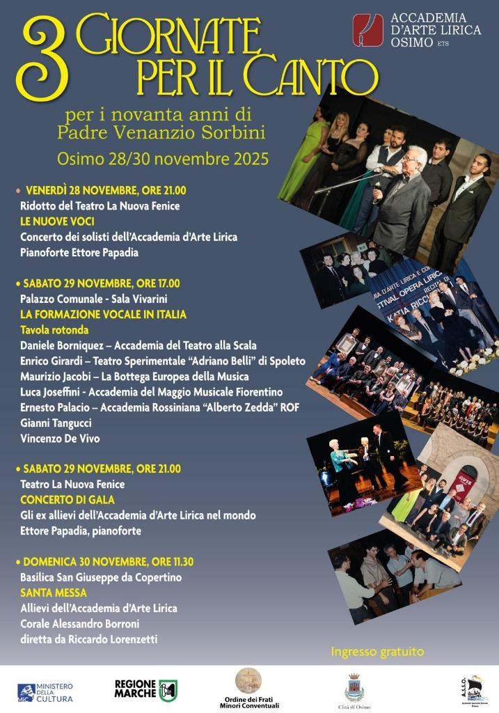 Tre giornate per il canto