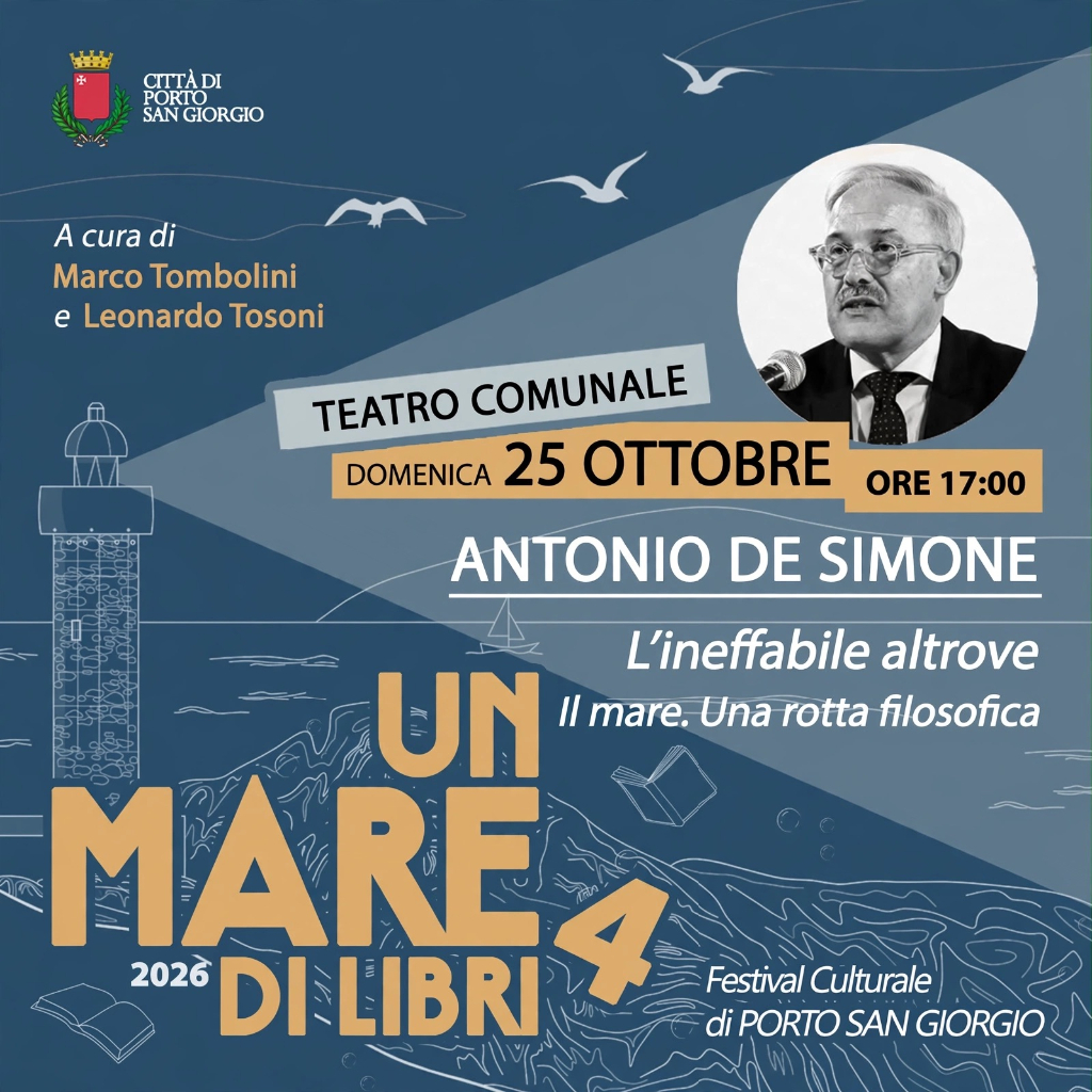 “Un mare di libri” con il filosofo Antonio De Simone
