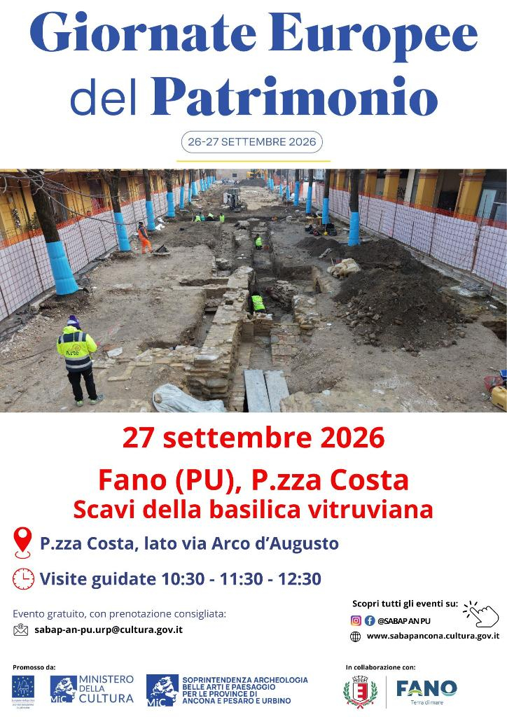 Visite guidate allo scavo della basilica vitruviana