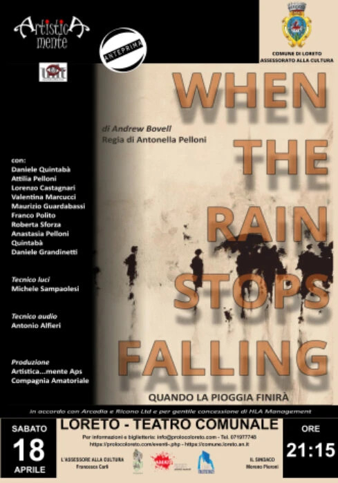 When the rain stops falling