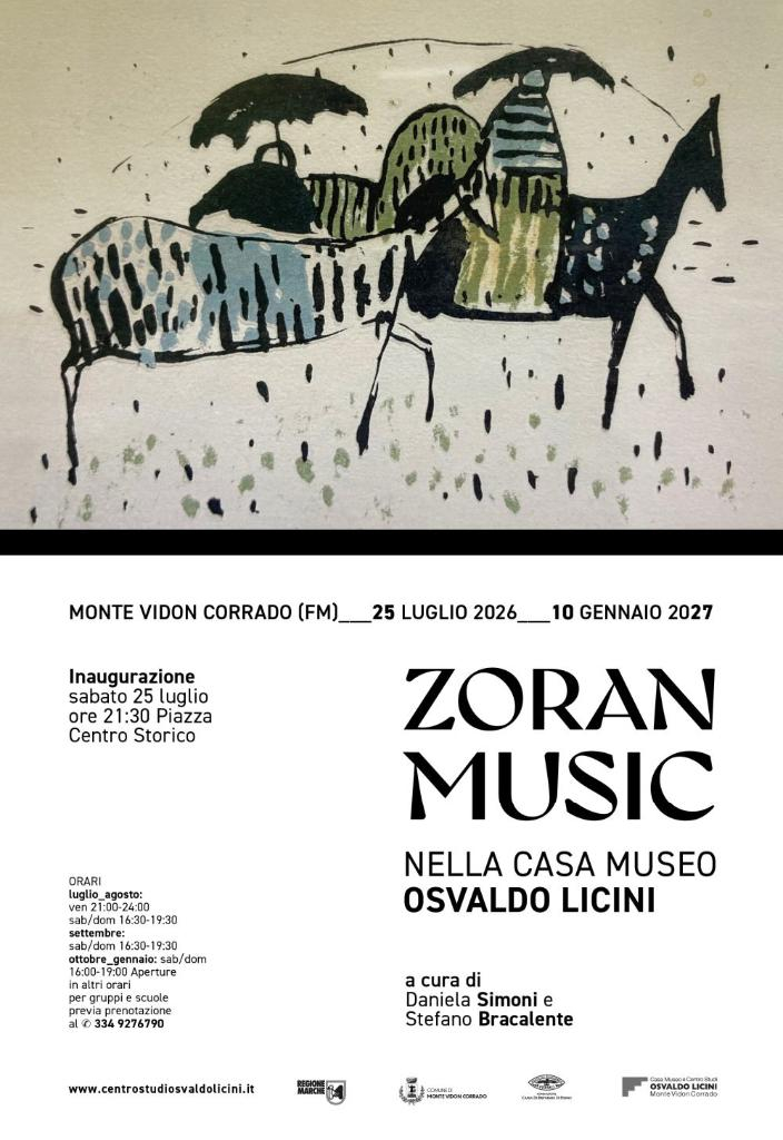 Zoran Music nella Casa Museo Osvaldo Licini